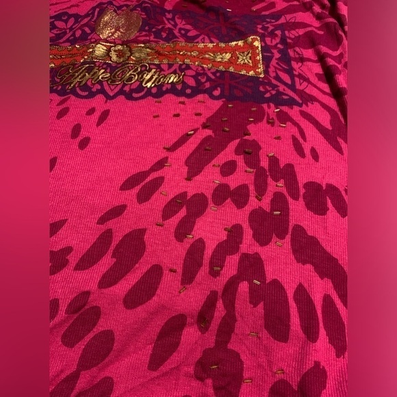 NWOT rare Y2K 2000s Apple Bottoms 3X tank top, ruffled hem and drawstring back - Picture 3 of 12